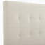 Lit plateforme tapissier touffeté-500601657