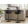 Shofner Swivel Upholstered Adjustable Height Counter Stool with Metal Frame