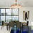 Jearold 42'' Modern Ceiling Fan with LED Lights and 8-Light Crystal Pendants