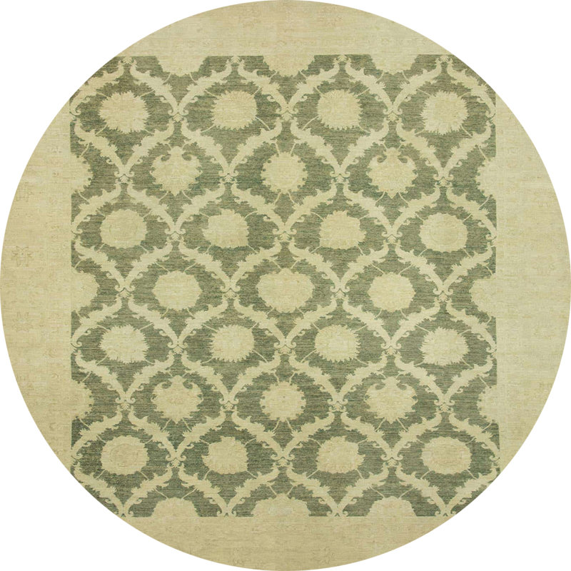 Abstract Indoor Rug, Round 3'