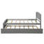 Lit plate-forme avec lit gigogne-328594284