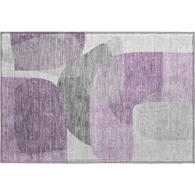 Premium Machine Washable Mayfield AMF2121 Blocks Rug