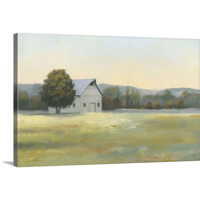 «Morning Meadows II» par James Wiens, reproduction d'art graphique sur toile, H 40 po x l 60 po x P 1,25 po, Toile tendue
