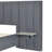 Upholstered Panel Headboard Bed With 2 Shelves-1462150544-1462503089