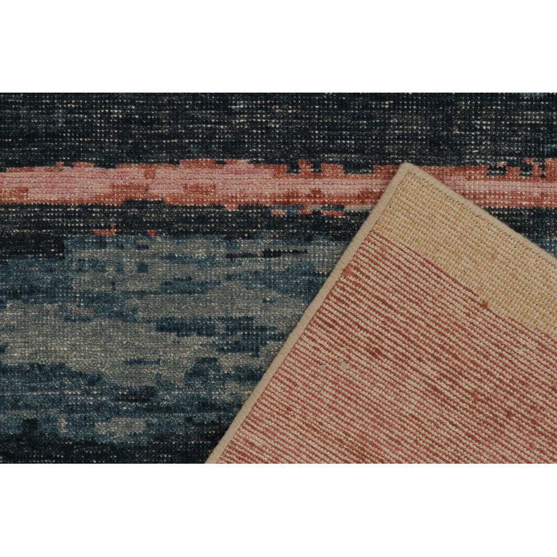 Rug & Kilim’S Distressed Abstract Rug In Polychromatic Pattern, Rectangle 10' x 14'