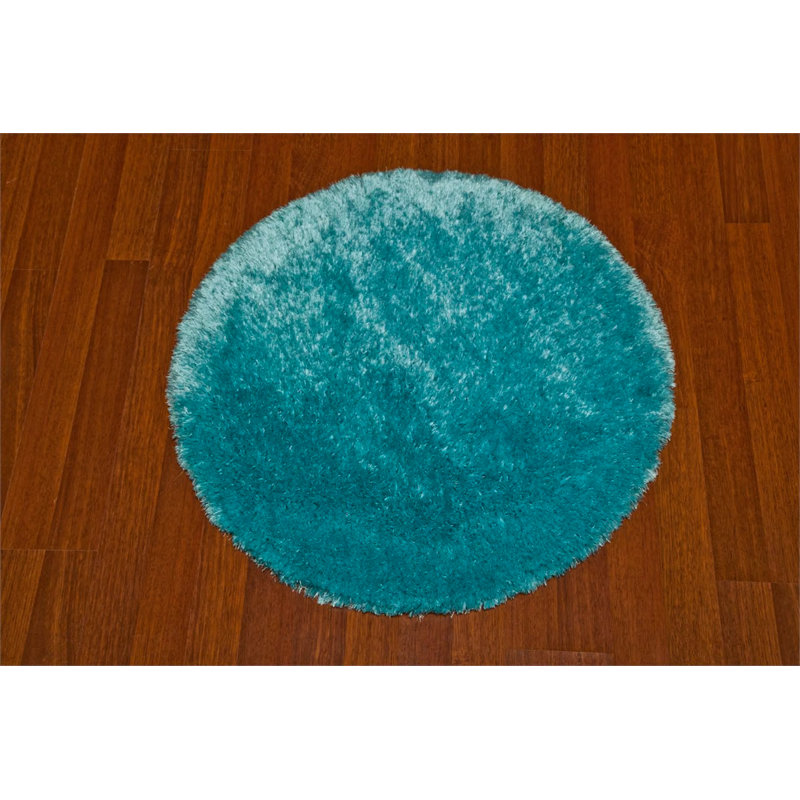 Tapis rond en coton Tulisia, Rond 8 pi 2 po