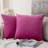 Solid Velvet Reversible Pillow Cover-2041353559-2044397496