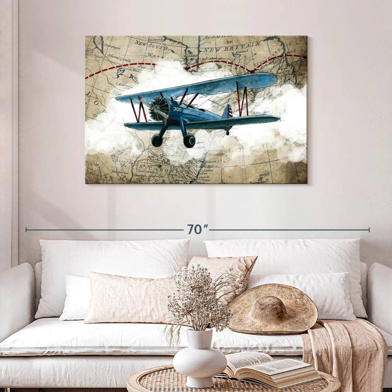 Mehar Biplane I, H 30 po x l 45 po