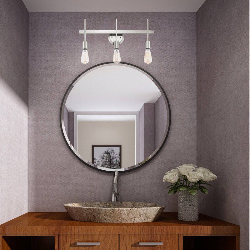 Adriano 3 - Light Dimmable Vanity Light, Brushed Nickel