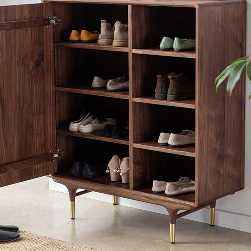 Armoire à chaussures semi-ouverte de style européen