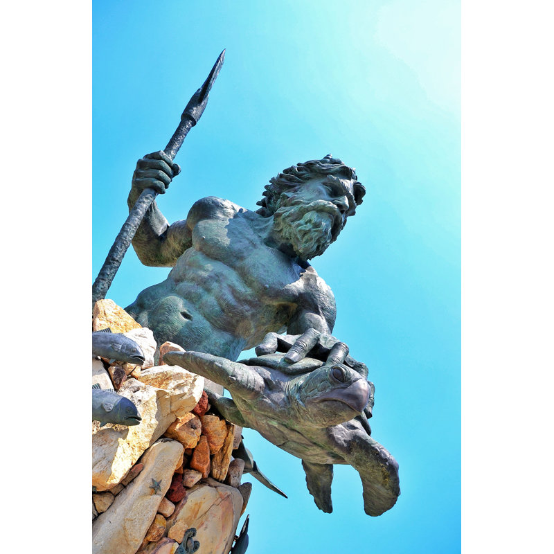 " Neptune Statue " by Maria_812, 48" H x 32" W