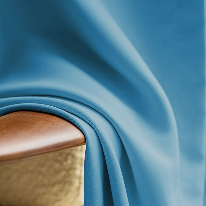Rideau de porte haute précision 1 panneau, disponible en plusieurs couleurs et tailles, Sky Blue 5#, 100"Wx108"L