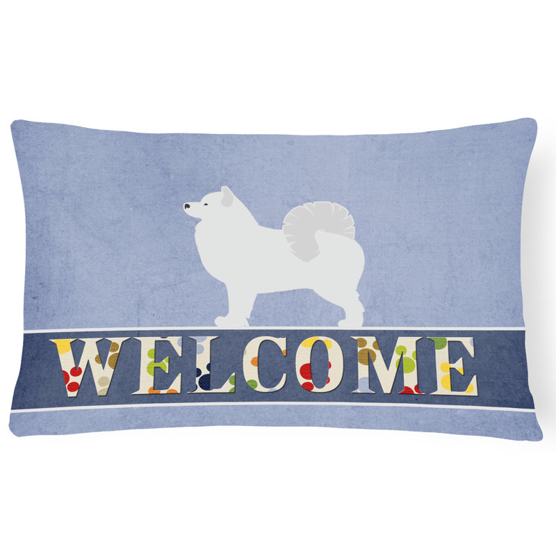 Coussin Samoyed Welcome