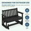 Fauteuil oscillant 48,6 po Adirondack-115734143