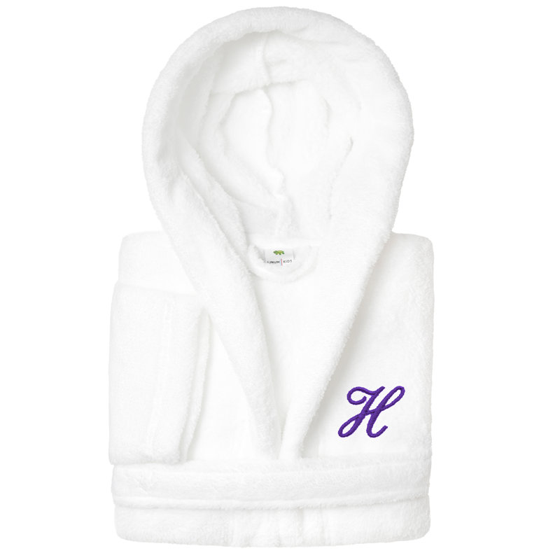 Peignoir à capuche double 100% polyester personnalisé, S, H