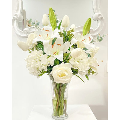 Hydrangea Arrangement in Vase