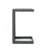 ALU C-SHAPED TABLE GREY-550549979
