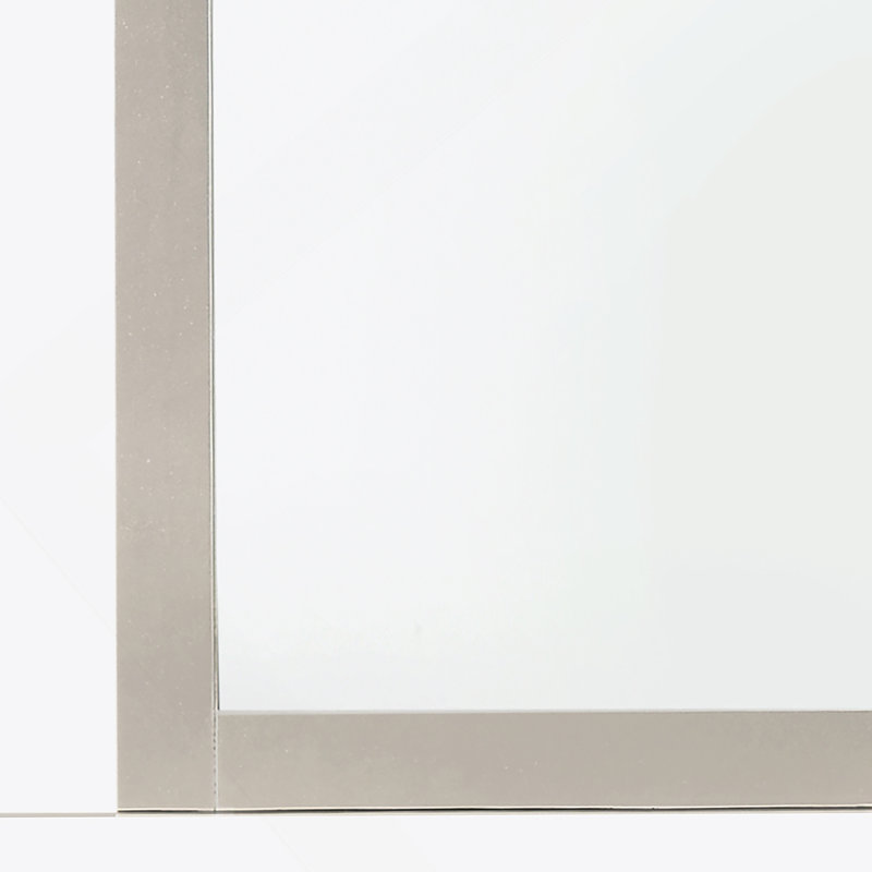 Elegant Silver Champagne Wall Mirror