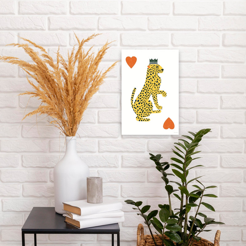 The Cheetah Card by Svetlana Aleinikova - Wrapped Canvas Print, 45.72cm H x 30.48cm W