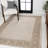 Kyona Classic Geometric Border Cream/Beige Indoor/Outdoor Rug-682119837