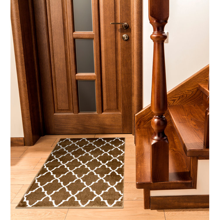 Tapis en polypropylène à motif floral Spiceland