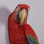 Statue perroquet Ara rouge