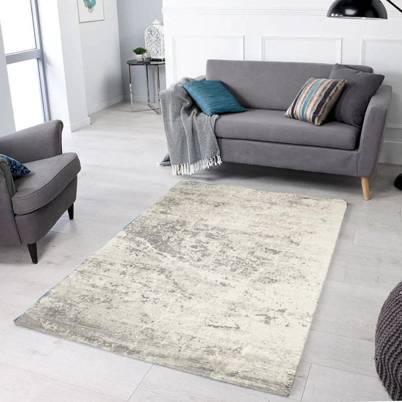 Tapis gris Allure Allure, Rectangulaire 3 pi x 2 pi
