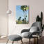  Art mural en verre «La Palms» par Brook Page, 24 po x 36 po-1188232976