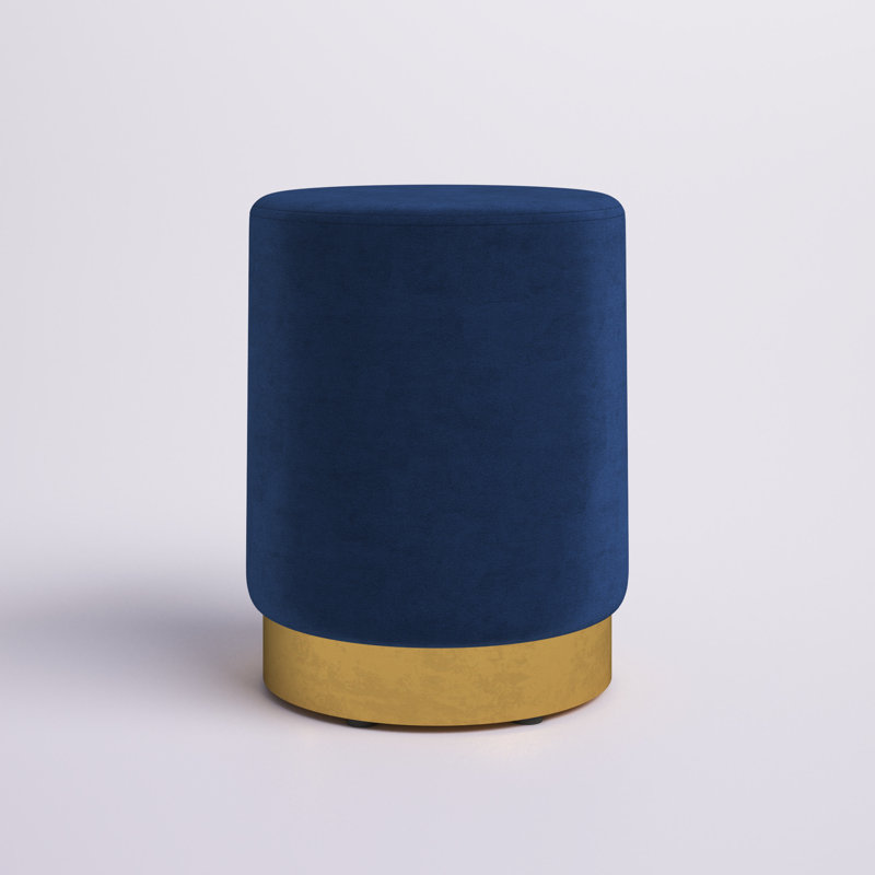 Tia Velvet Ottoman