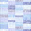Tapis en polyester tissé à la machine bleu pastel Deadwyler-595782876