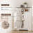 38.2" Tall Farmhouse Corner Cabinet with 2 Doors and 3 Storage Shelves, Farmhouse Storage Cabinet with Barn Door Design, Home Space Saver for Living Room, Kitchen, Laundry Room