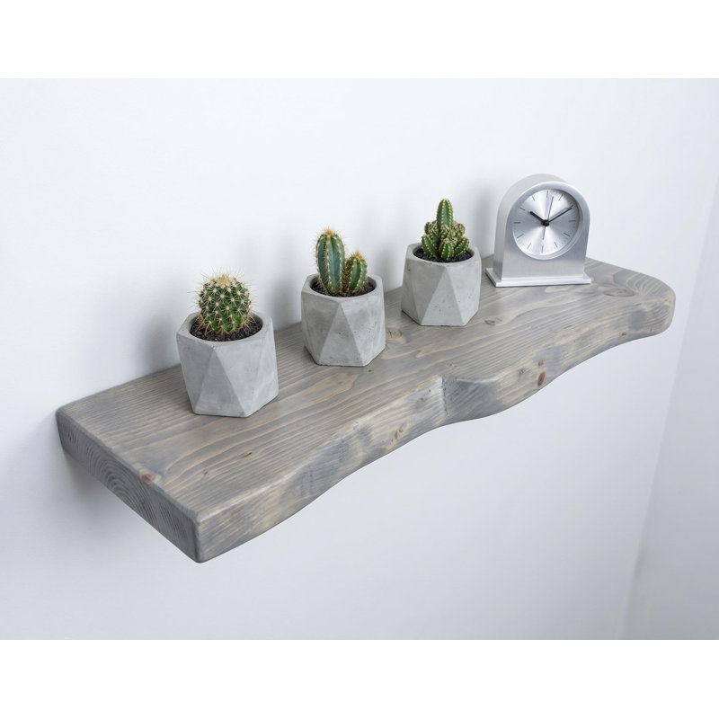 Tablette flottante Rustic, H 1,5 po x L 60 po x P 5 po