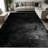 1PC Distressed Black Vintage Concrete Grunge Texture area rugs for Living Room, Soft and Comfortable, Suitable for all seasons, easy-to-maintain, machine washable Indoor floor mat, Under Table Farmhouse suitable for dining room, kitchen, bedroom,-129886438
