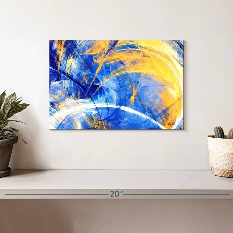 Avery Sunny Abstract Texture, 8" H x 12" W
