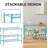 9 Pair Stackable Shoe Rack-1753886641