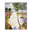 Toile de palmiers brillants et ensoleillés, design par Karen Fields-1873677489