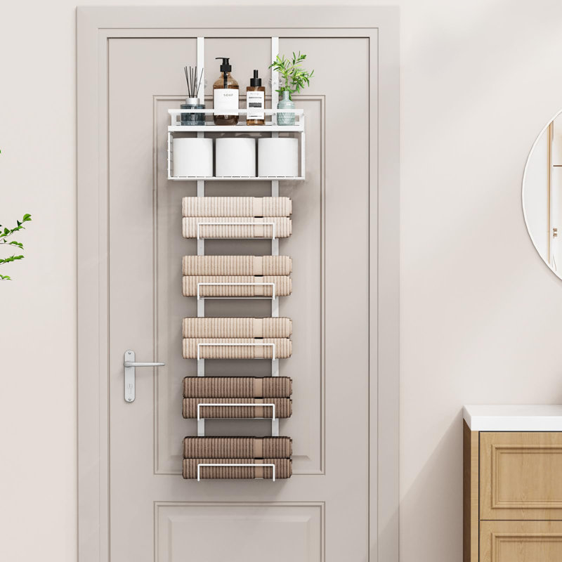 Porte-serviettes de salle de bain, White