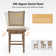 Blerona Farmhouse Swivel Bar Stool With Nailhead Trims Set Of 2