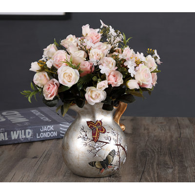 Ornement en forme de petit vase en céramique American Style Simulation
