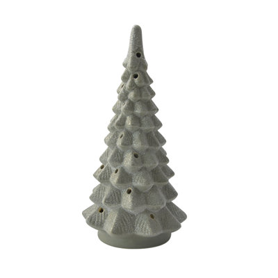 Arbre de Noël à DEL en céramique 11 po