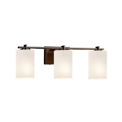 Abat-jour meuble-lavabo cylindrique 3 lumières Casson