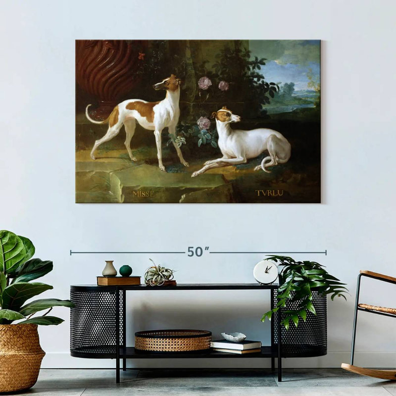 Misse And Turlu, 32" H x 48" W