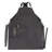 Collins Mixologist Apron Black Waxed Canvas with Corkscrew and Bottle Opener - Bartender Kit Apron - BBQ Apron