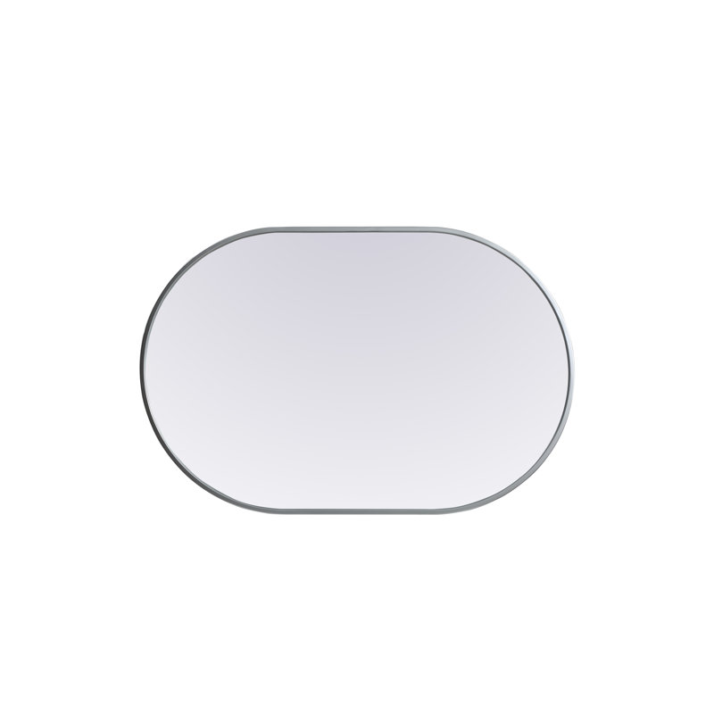 Miroir mural Sabine, Argent, 36 po x 24 po
