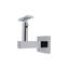 Glass Mount Handrail Bracket with Square Rose and Flat Plate-70705656