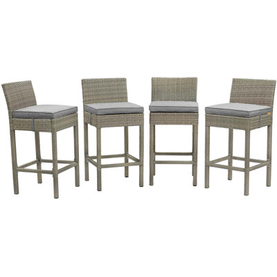 Ensemble de 4 tabourets de bar Conduit
