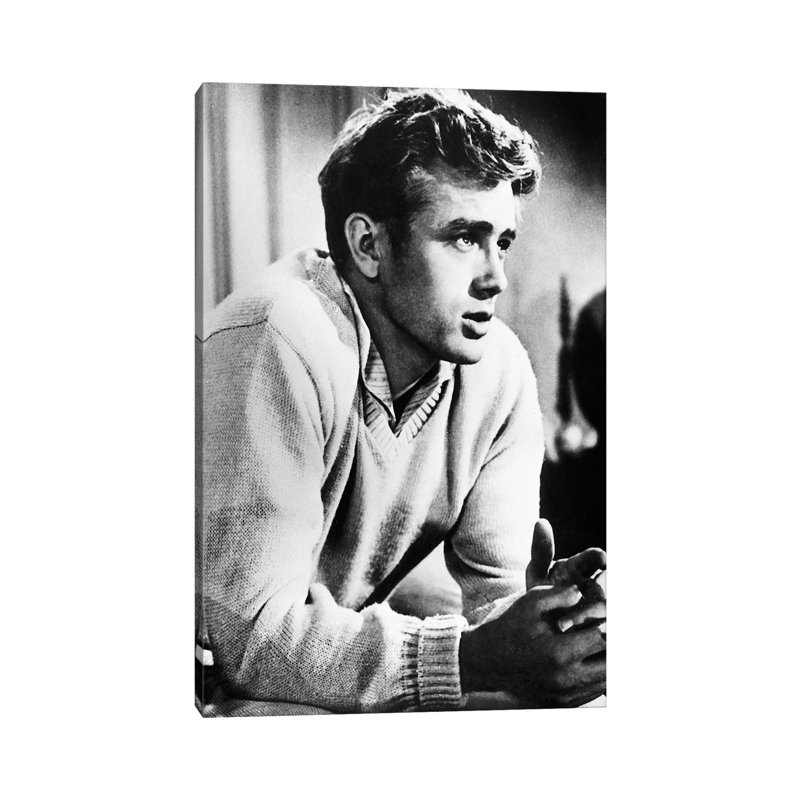 James Dean (1931-1955) - Wrapped Canvas Print, 66.04 cm H x 45.72 cm W x 3.175 cm D