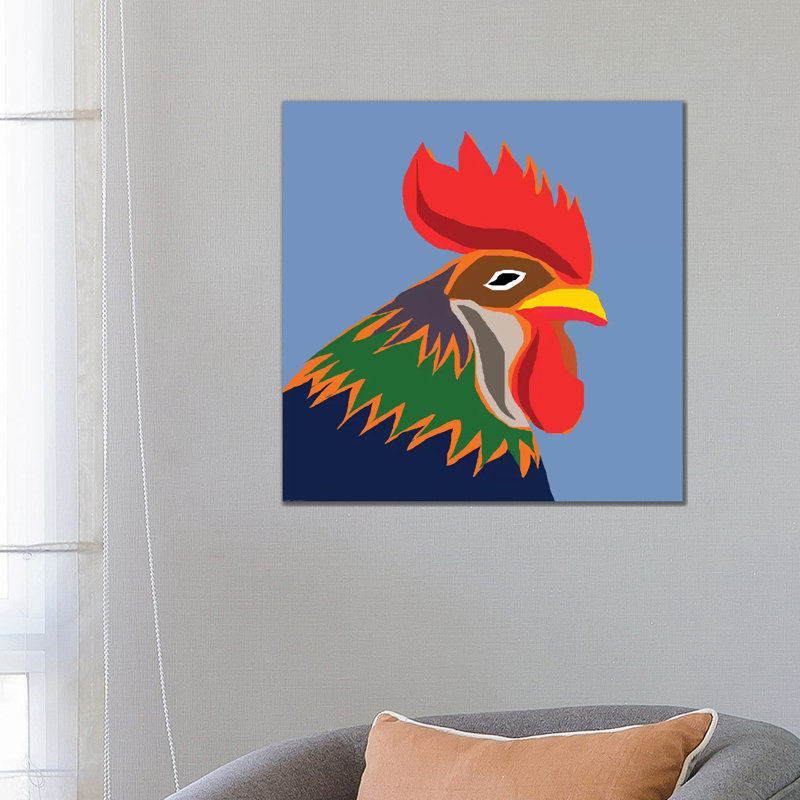 Cock by Art Mirano - Wrapped Canvas Print, 66.04 cm H x 66.04 cm W x 3.175 cm D