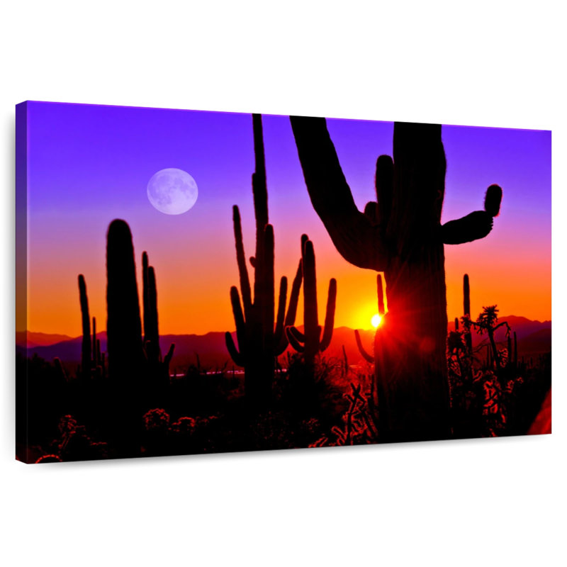 Silhouette de cactus Harnek Saguaro, H 20 po x l 30 po