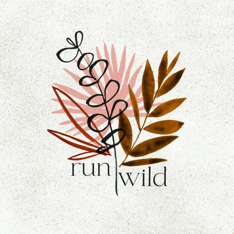 Run Wild - Wrapped Canvas Art Prints, 30cm H x 30cm W 